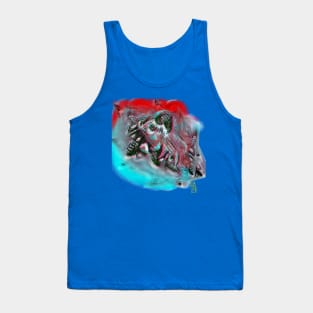 Faces wormed Tank Top